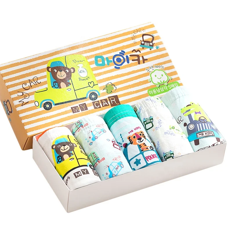Good quality 1 14 Years fashion boy underwear soft cotton cartoon 5pcs one box kids boy briefs panties
Good quality 1 14 Years fashion boy underwear soft cotton cartoon 5pcs one box kids boy briefs panties