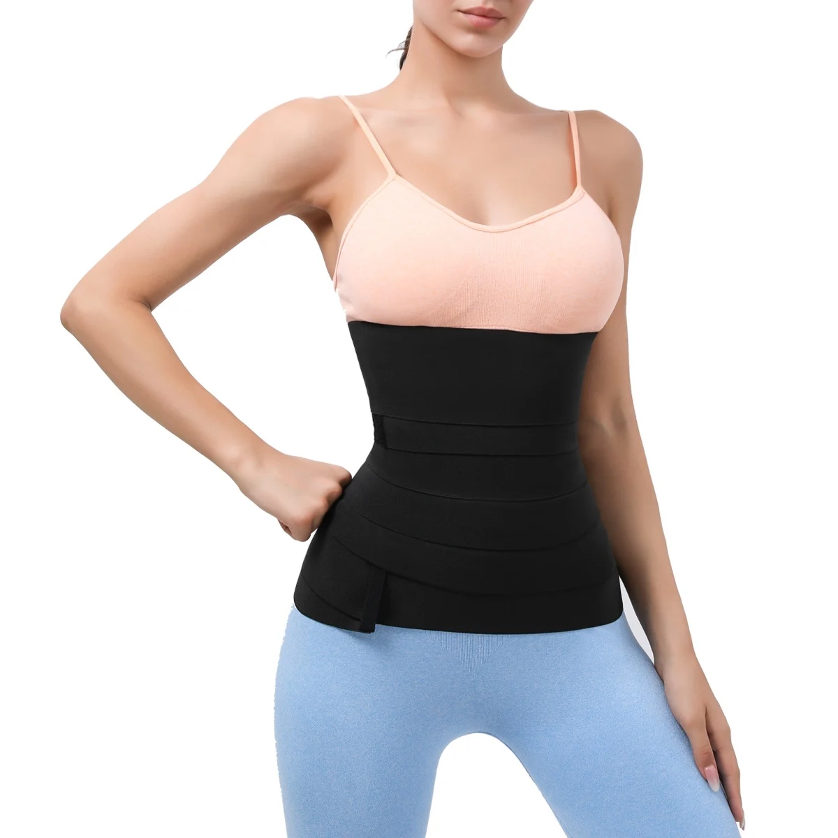Landora New Custom Logo Women Fat Tummy Trimmer Control Lose Weight Waist Wrap Belt Waist Trainer Slimming Belt, Black
Landora New Custom Logo Women Fat Tummy Trimmer Control Lose Weight Waist Wrap Belt Waist Trainer Slimming Belt, Black