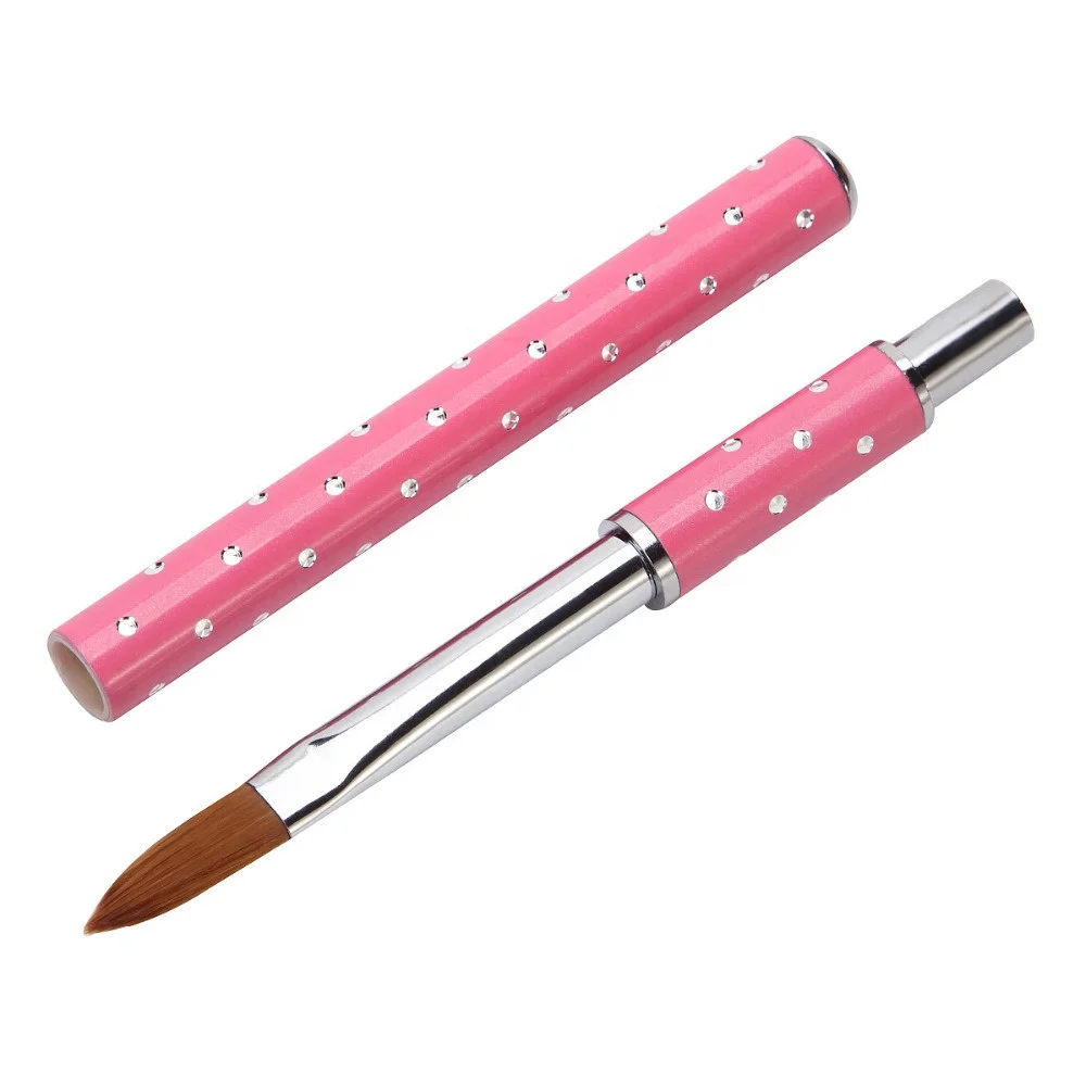 1 Pcs Nail Art Painting Drawing Brush Single Head Pink Metal Handle Extension Petal Flower Manicure Tool Metal Handle With Cover
1 Pcs Nail Art Painting Drawing Brush Single Head Pink Metal Handle Extension Petal Flower Manicure Tool Metal Handle With Cover