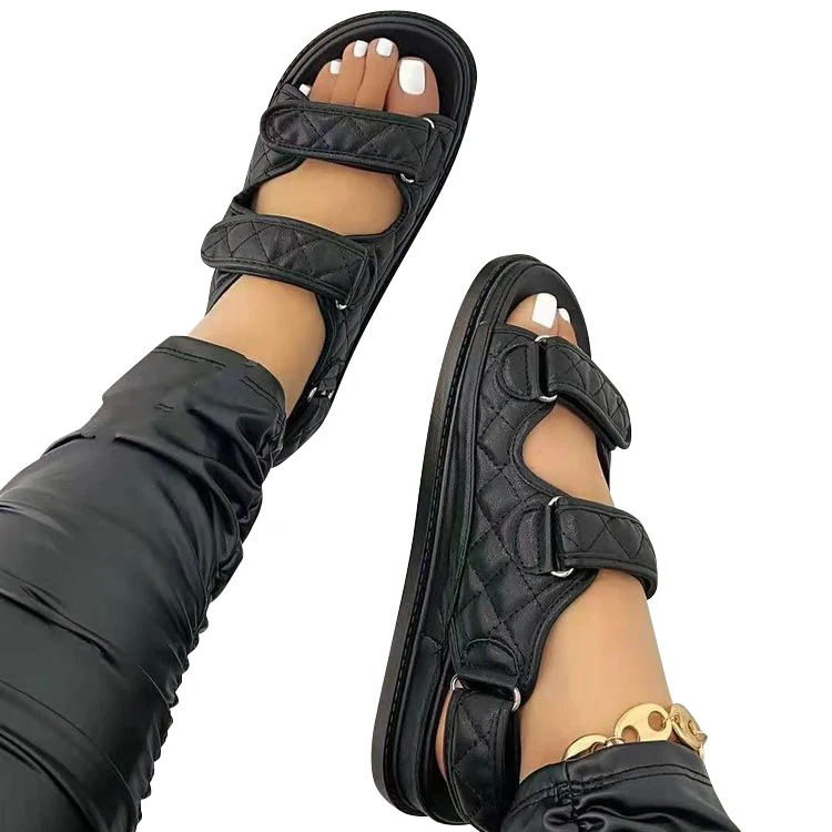 Factory sale Fish-Mouth Soft-Sole beach sandals Small Fragrant Wind flat women's sandals
Factory sale Fish-Mouth Soft-Sole beach sandals Small Fragrant Wind flat women's sandals