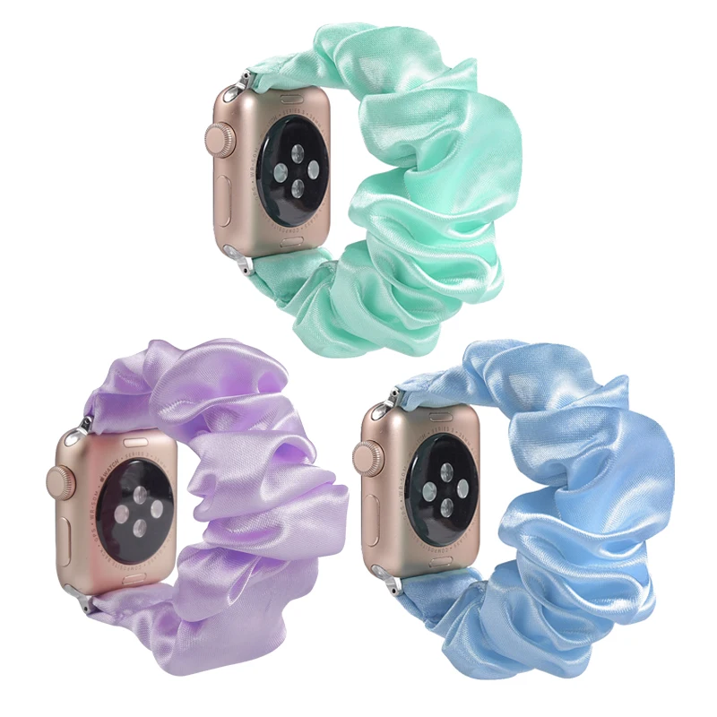 Scrunchie Elastic Wrist Bracelet for iWatch Band Women Elastic Wristband Compatible with Apple Watch Strap
Scrunchie Elastic Wrist Bracelet for iWatch Band Women Elastic Wristband Compatible with Apple Watch Strap