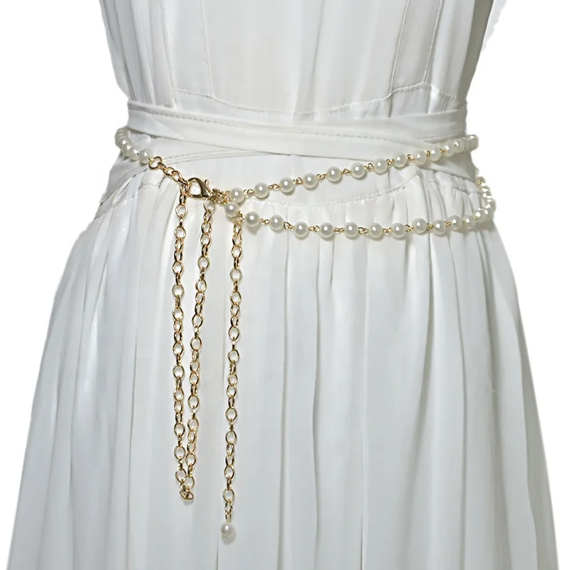 B12215A Ladies new performance thin ethnic style pearl belly dance waist chain
B12215A Ladies new performance thin ethnic style pearl belly dance waist chain