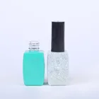 customized high quality refillable empty glass cosmetic luxury nail polish bottle