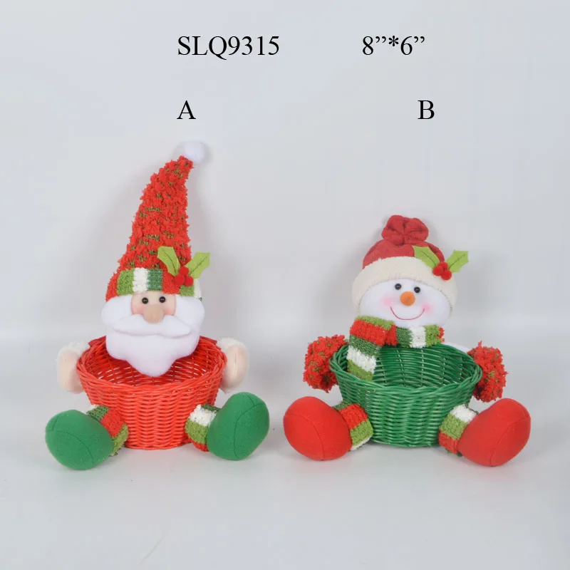 new design hot wholesale christmas plush santa stuffed snowman