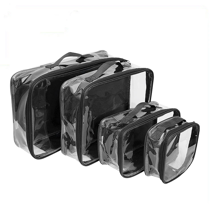 Premium PVC Plastic Storage Clear Packing Cubes set of 4
Premium PVC Plastic Storage Clear Packing Cubes set of 4