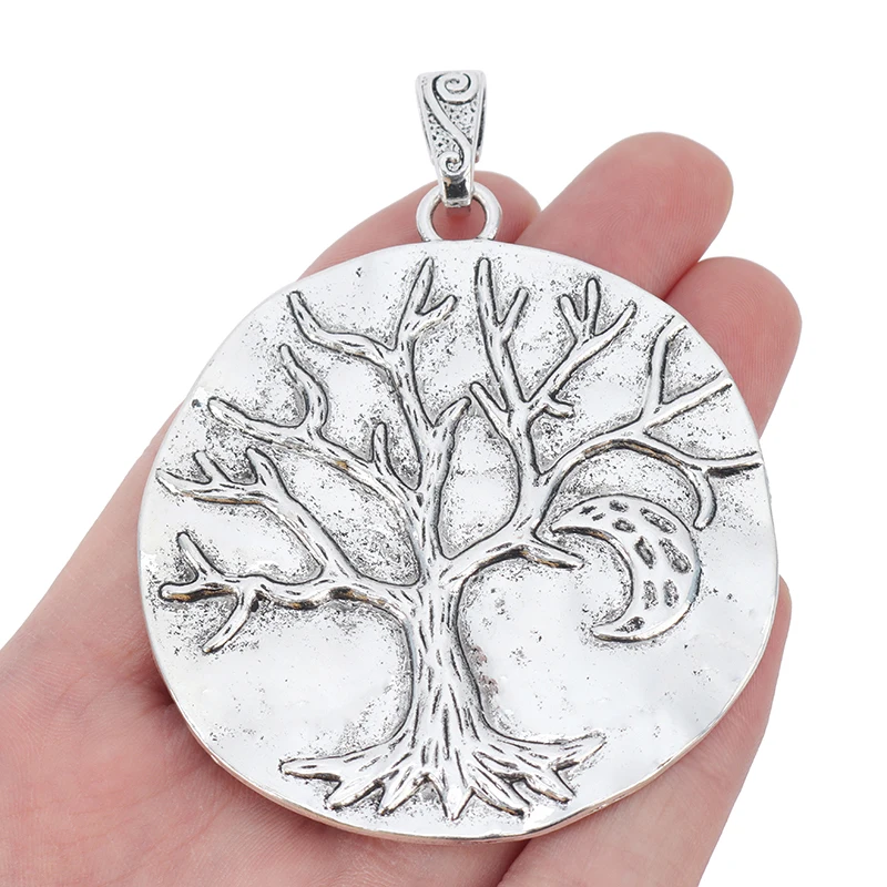 Large Tree Life & Moon Round Antique Silver Charms Pendants for Necklace Jewelry Making Findings
Large Tree Life & Moon Round Antique Silver Charms Pendants for Necklace Jewelry Making Findings