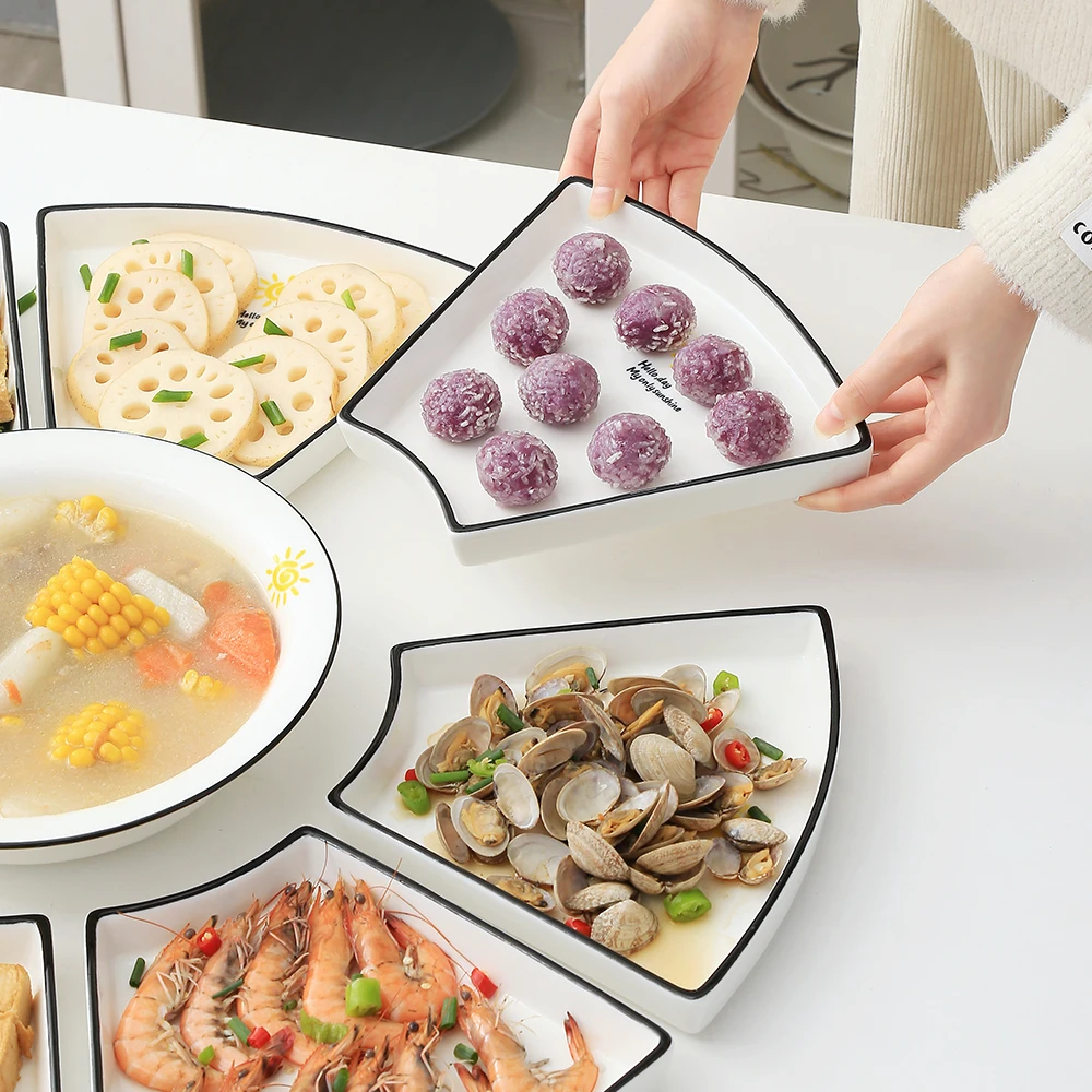 Chinese Suppliers New Design White And Pattern Unique Shaped Dinner Set Ceramic Dinnerware,Combination Plates Set for 8 persons, White color
Chinese Suppliers New Design White And Pattern Unique Shaped Dinner Set Ceramic Dinnerware,Combination Plates Set for 8 persons, White color
