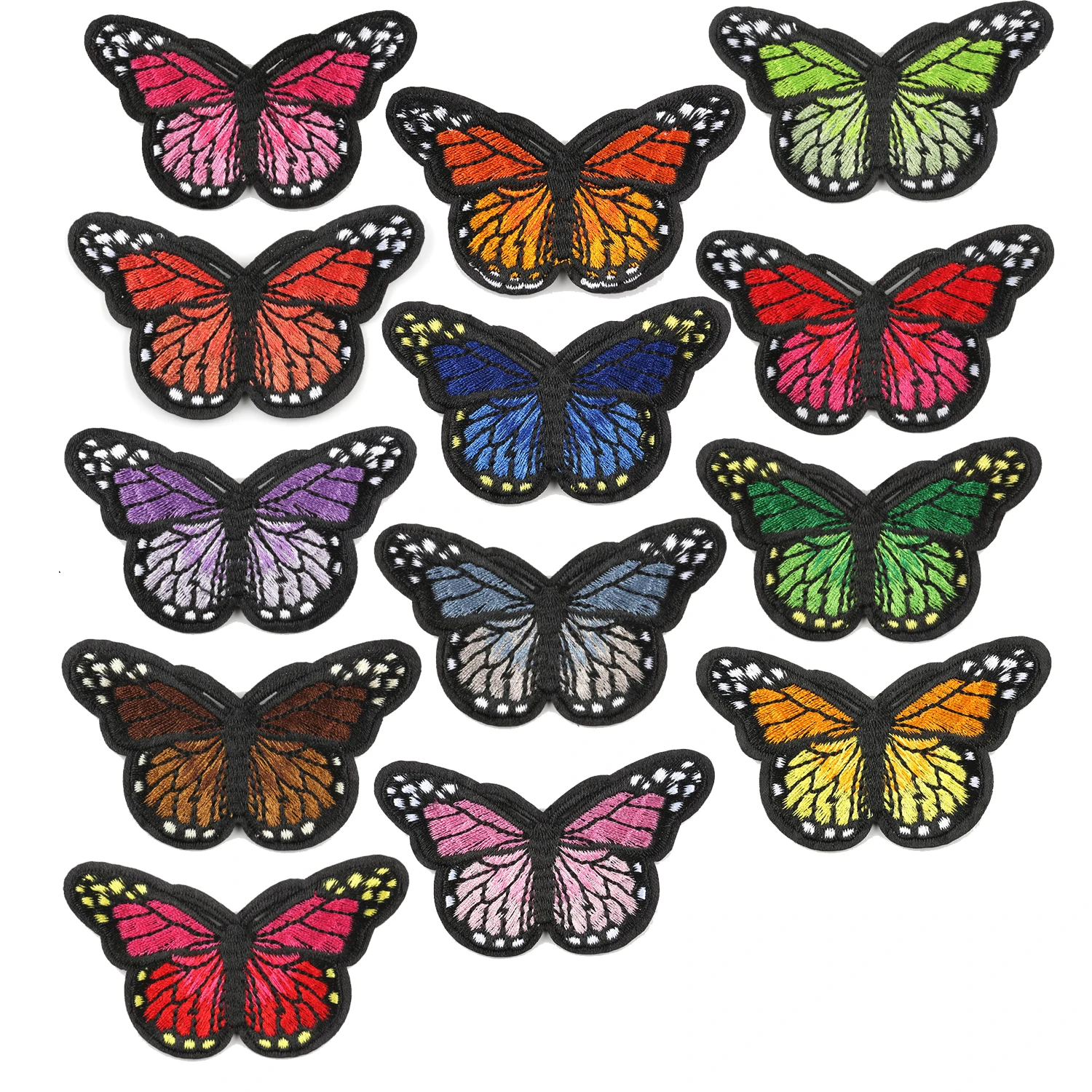 Multiple Colors Available Embroidered Iron On Clothes 8CM Butterfly Appliques Patches
Multiple Colors Available Embroidered Iron On Clothes 8CM Butterfly Appliques Patches