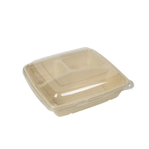 100% Bio-degradable Recycable Natural Paper Pulp Food Container with Clear Lid, Natural or white
100% Bio-degradable Recycable Natural Paper Pulp Food Container with Clear Lid, Natural or white