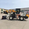 Low price Concrete Mixing bucket loader four wheel drive multi function mixing concrete