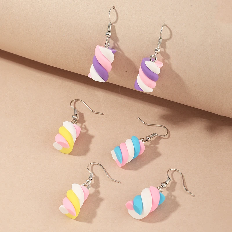 3pair/set Wholesale Fashion Marshmallow Simple Candy Earrings Accessories Jewelry Earrings For Girls
3pair/set Wholesale Fashion Marshmallow Simple Candy Earrings Accessories Jewelry Earrings For Girls