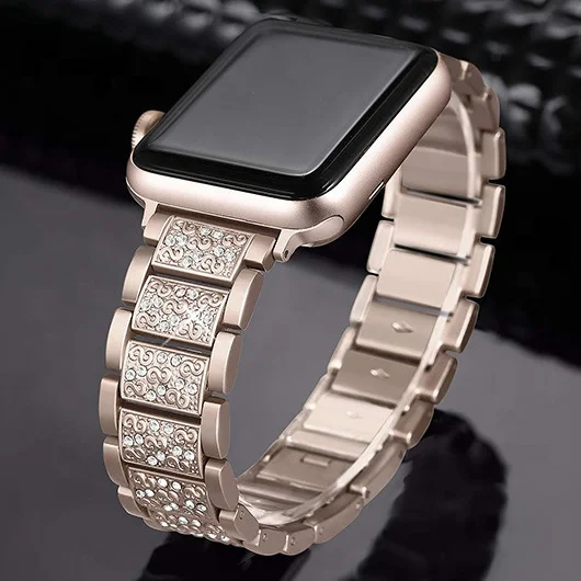 Fashion Diamond Bracelet for Apple Watch Band Series 5 4 3 2 1 Bling Replacement Stainless Steel for iWatch Band 38mm 42mm
Fashion Diamond Bracelet for Apple Watch Band Series 5 4 3 2 1 Bling Replacement Stainless Steel for iWatch Band 38mm 42mm