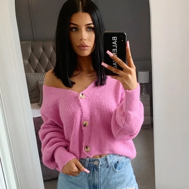 2021 Amazon Wholesale Women's Knit Cardigan V-neck Long Sleeve Single Breasted Loose Ladies Sweater Jacket Casual
2021 Amazon Wholesale Women's Knit Cardigan V-neck Long Sleeve Single Breasted Loose Ladies Sweater Jacket Casual