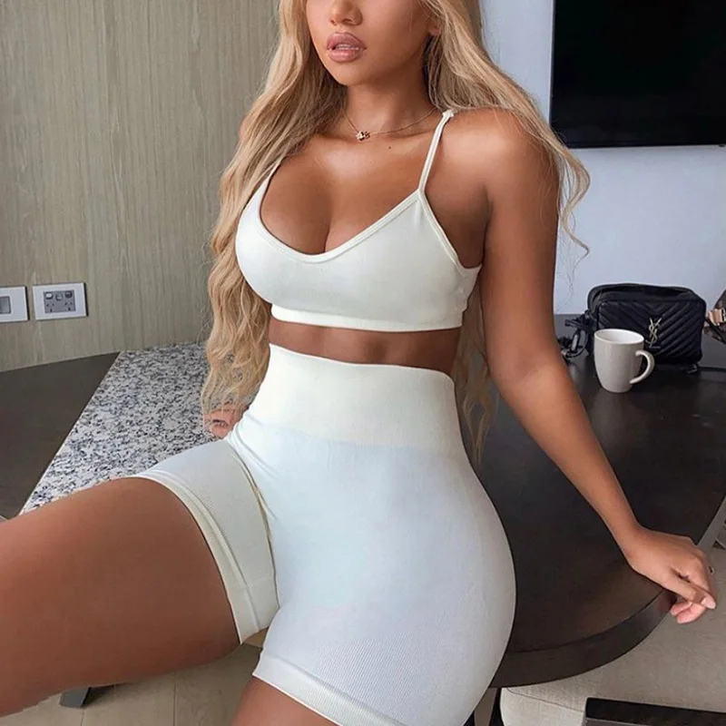 Athletic Wear Pure Color Sports Shorts Yoga Bra Ladies Wholesale Workout Clothing Sets, Pic
Athletic Wear Pure Color Sports Shorts Yoga Bra Ladies Wholesale Workout Clothing Sets, Pic