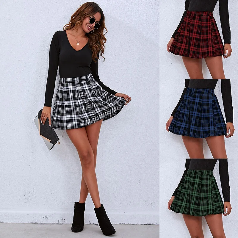 Faldas Plisadas Cuadros Corta De Mujer Para Mujeres Womens Zipper Pleated Plaid Mini Short Skirts, Customized color
Faldas Plisadas Cuadros Corta De Mujer Para Mujeres Womens Zipper Pleated Plaid Mini Short Skirts, Customized color