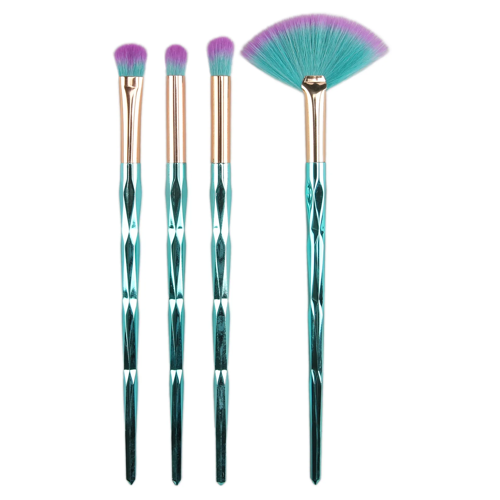 LOW MOQ LOGO custom Best selling 4 lake blue makeup brushes
LOW MOQ LOGO custom Best selling 4 lake blue makeup brushes