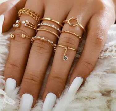 2021 Geometric Ring Set Transparent Crystal Stone Gold Chain Open Ring Ladies Jewelry Accessories
2021 Geometric Ring Set Transparent Crystal Stone Gold Chain Open Ring Ladies Jewelry Accessories