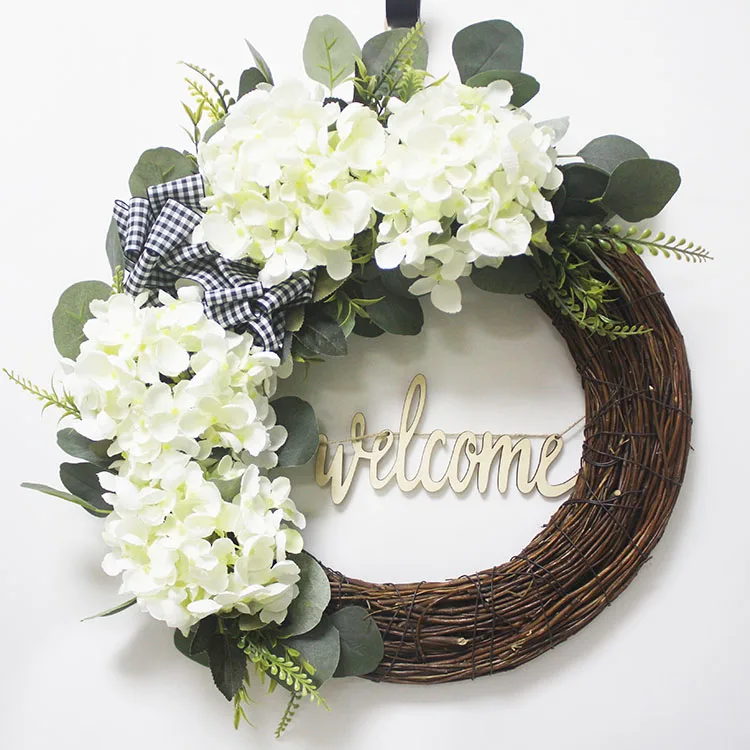 Spring natural artificial green lamb ear leaf decor wreath rabbit ear leaf for front door year round decor artificial wreath, Green white and other customized...
Spring natural artificial green lamb ear leaf decor wreath rabbit ear leaf for front door year round decor artificial wreath, Green white and other customized...