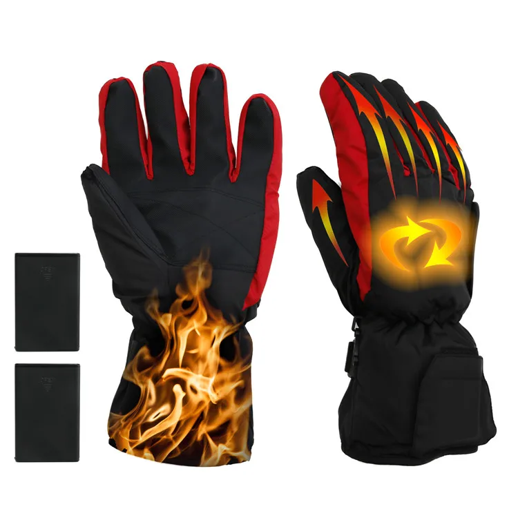 Super Popular Waterproof Breathable Rechargeable Battery Electric Heated Gloves with Adjustable Wrist Loops, Black, black+red
Super Popular Waterproof Breathable Rechargeable Battery Electric Heated Gloves with Adjustable Wrist Loops, Black, black+red