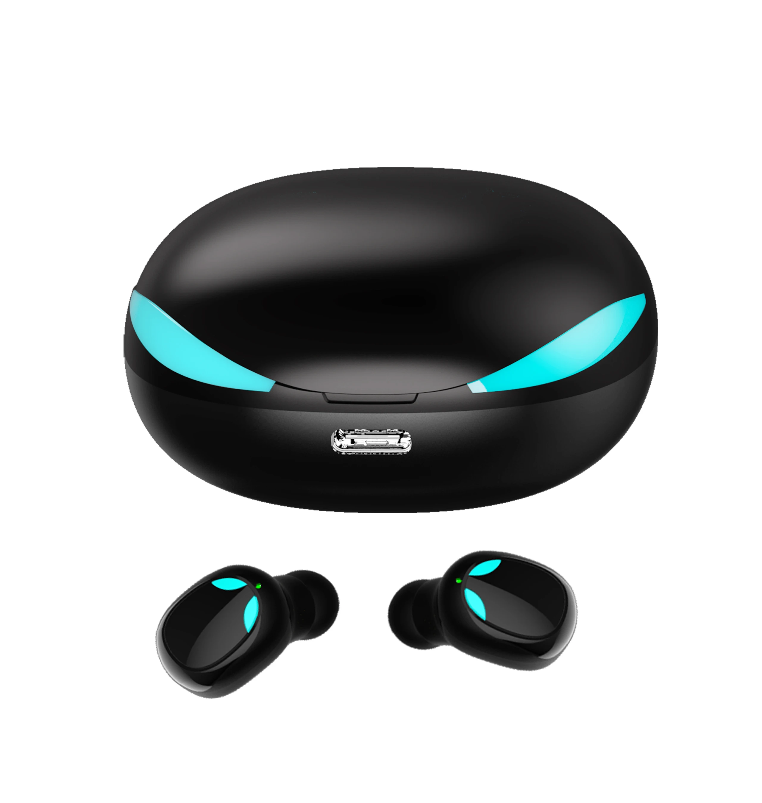 New professional gaming earphones low latency TWS earphones 360 degree stereo wireless games headset gaming earphone, Black white
New professional gaming earphones low latency TWS earphones 360 degree stereo wireless games headset gaming earphone, Black white