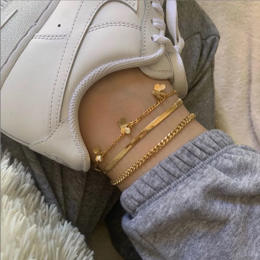 Summer Bracelet Butterfly Pendant Charm Sandals Barefoot Beach Foot Bridal Jewelry Boho Anklet Foot Geometry Chain Ankle(SK1403), As picture
Summer Bracelet Butterfly Pendant Charm Sandals Barefoot Beach Foot Bridal Jewelry Boho Anklet Foot Geometry Chain Ankle(SK1403), As picture