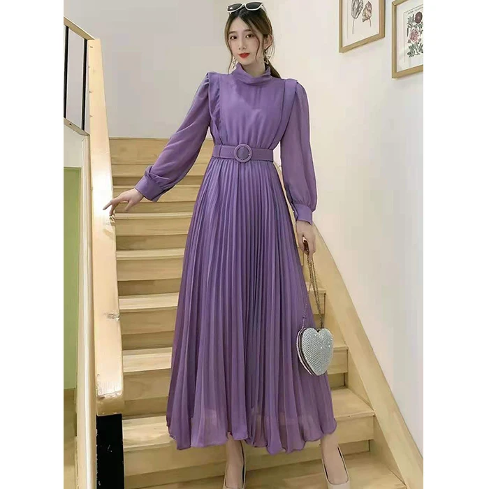 2021 Long Sleeve Maxi Dress Women Solid Color summer long sleeve chiffon prom dresses ruffle drop chiffon dress, Grey
2021 Long Sleeve Maxi Dress Women Solid Color summer long sleeve chiffon prom dresses ruffle drop chiffon dress, Grey