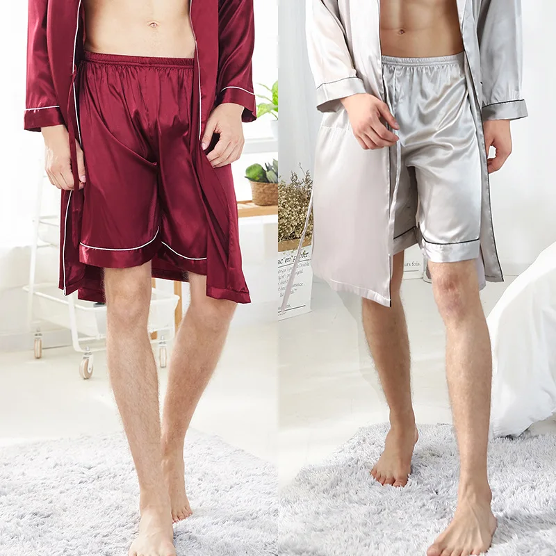 HSZ DK1342 man night wear silk pants shorts pajamas costom pyjamas adult summer fall home wear
HSZ DK1342 man night wear silk pants shorts pajamas costom pyjamas adult summer fall home wear