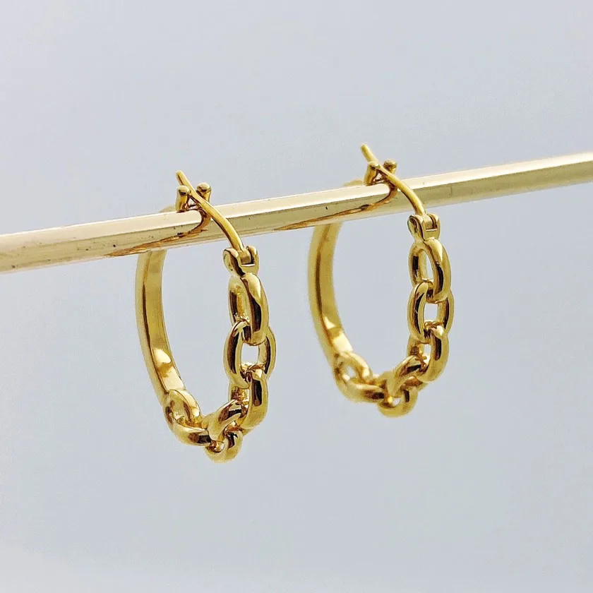 Luxury Fashion Pure Real 18K Gold Earrings Jewelry Women Ladies Female Bridal Engagement Wedding Earrings
Luxury Fashion Pure Real 18K Gold Earrings Jewelry Women Ladies Female Bridal Engagement Wedding Earrings