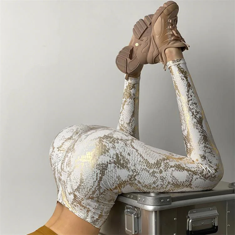 New 6 Color Women Sexy Serpentine High Waist Elastic Push Up Printed Leggin Fitness Woman Workout Female Leggings
New 6 Color Women Sexy Serpentine High Waist Elastic Push Up Printed Leggin Fitness Woman Workout Female Leggings