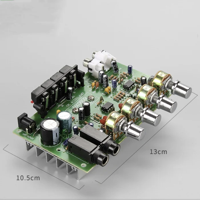

Dual voice amplifier with microphone DC12V 2.0 amplifier DX 0809 2*30W amplifier board power TDA8944