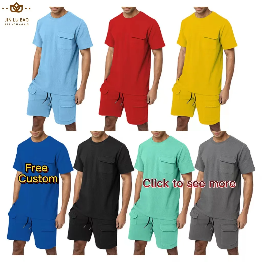 2022 Boys Casual Men Short Sets Two Piece Jogging Custom Short Set Men With Pockets Summer Mens Shirts And Shorts Set, Picture color
2022 Boys Casual Men Short Sets Two Piece Jogging Custom Short Set Men With Pockets Summer Mens Shirts And Shorts Set, Picture color