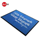 Dotcom customizable rubber backing outdoor logo printed nylon door mat