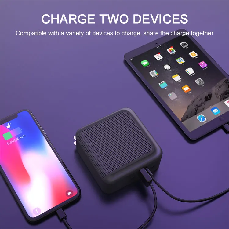 2019 new arrival 5.0 bluetooth system with power bank 5000mAh battery inside ministudio type-C USB port - ANKUX.COM