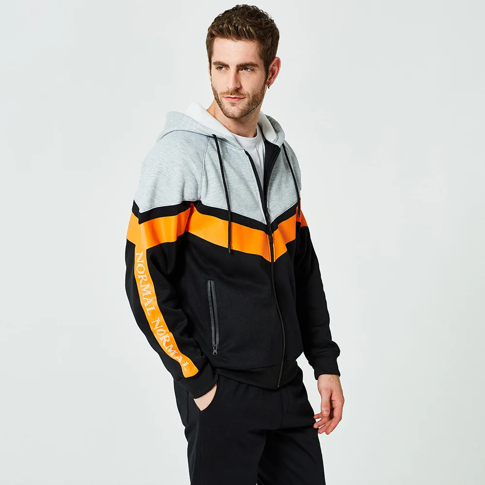 Fall/Winter Hot Sale Sweatshirt Large Size Leisure Sports Color sweatsuit Sweater Jacket Set with men
Fall/Winter Hot Sale Sweatshirt Large Size Leisure Sports Color sweatsuit Sweater Jacket Set with men