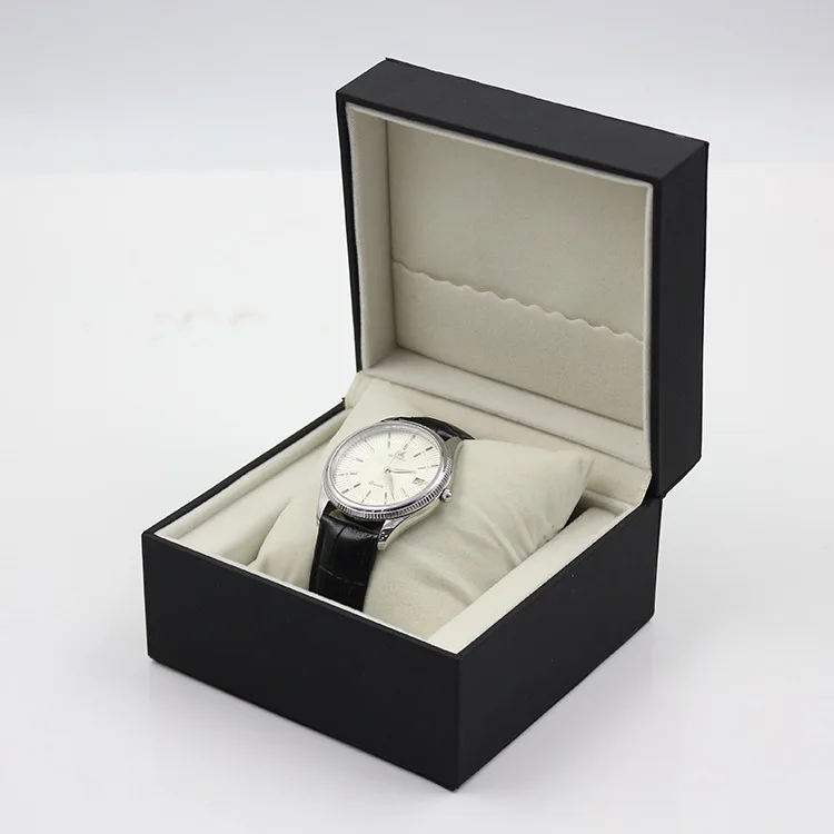 High quality wholesale custom PU jewelry gift packaging factory watch gift box with pillow
High quality wholesale custom PU jewelry gift packaging factory watch gift box with pillow
