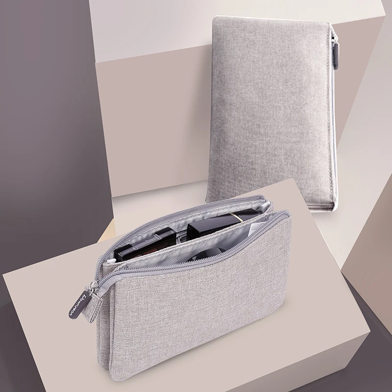 Luxury Stylized Black Gray Nylon Travel Woman Trolley Case Women Cosmetic Storage Bag
Luxury Stylized Black Gray Nylon Travel Woman Trolley Case Women Cosmetic Storage Bag