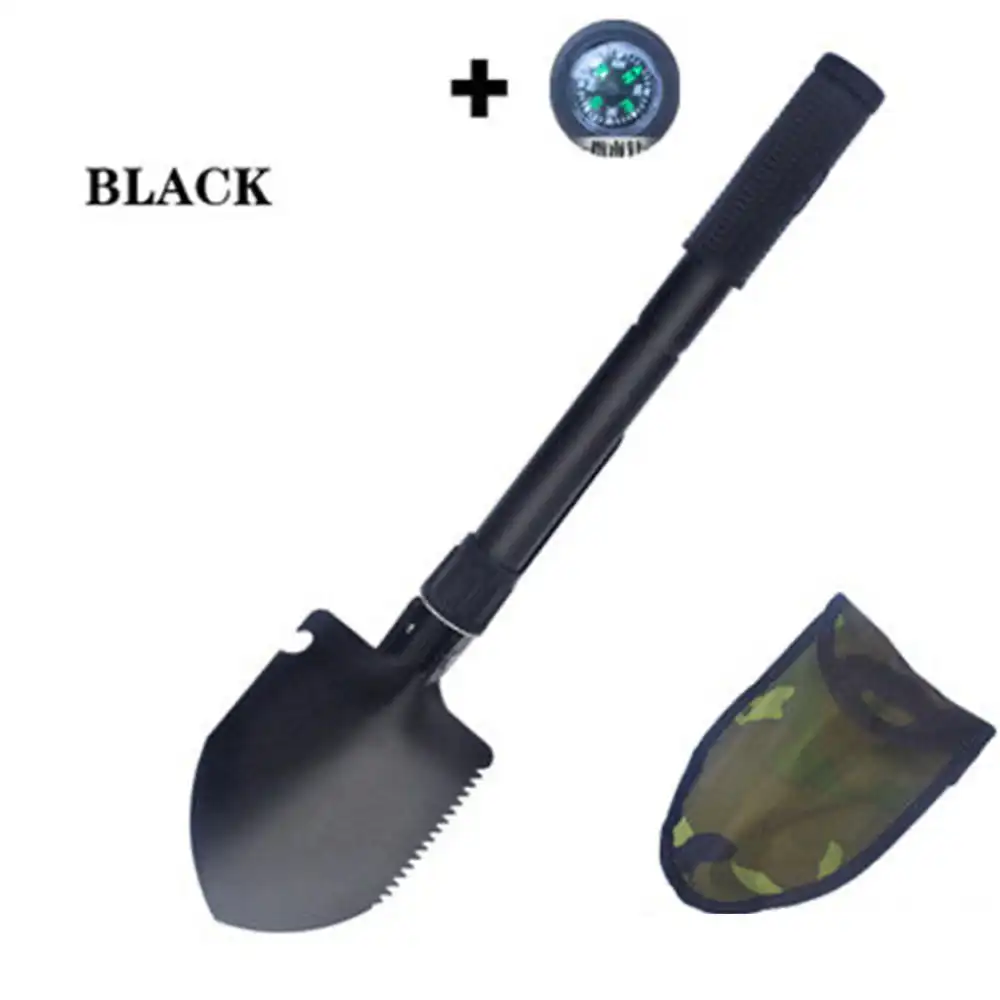 Portable Folding Shovel Multitool Spade Multifunctional Entrenching Tool for Gardening, Camping,Hiking, Fishing