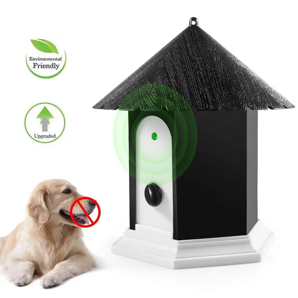 

2022 Top seller Amazon outdoor ultrasonic dog bark control anti bark devices stop barking deterrent, Balck+white+custom