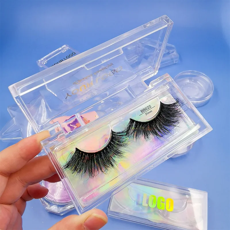 Private label custom made 25mm 3d mink lashes packaging box transparent plastic acrylic eyelash cases
Private label custom made 25mm 3d mink lashes packaging box transparent plastic acrylic eyelash cases