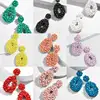 Kaimei 2019 new simple designer cute earrings for cute girls,fancy heart flower shaped earrings for party girls