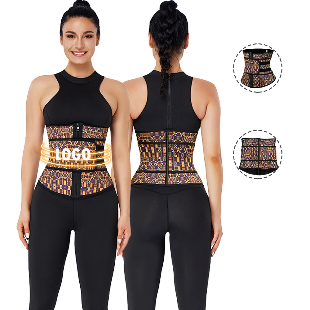 High Quality Womens African Printing Latex Waist Trainer Waist Cincher workout waist Trimmer, As show
High Quality Womens African Printing Latex Waist Trainer Waist Cincher workout waist Trimmer, As show