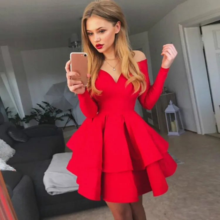 2021 Hot Sale Women Off shoulder Dresses Sexy Deep V-neck Ruffle Elegant Prom Dresses Solid Color Evening Dresses, Picture
2021 Hot Sale Women Off shoulder Dresses Sexy Deep V-neck Ruffle Elegant Prom Dresses Solid Color Evening Dresses, Picture