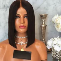 Short Bob Wig Single Knot Brazilian Virgin Hair Lace Front Wigs With Baby Hair For Women Wholesale
Short Bob Wig Single Knot Brazilian Virgin Hair Lace Front Wigs With Baby Hair For Women Wholesale