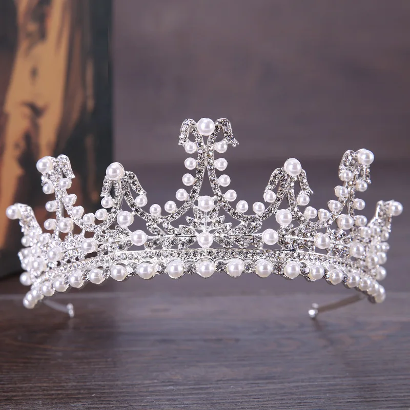 Jachon New style pearl bridal crown rhinestone alloy bridal crown exquisite unique bridal tiaras, As picture
Jachon New style pearl bridal crown rhinestone alloy bridal crown exquisite unique bridal tiaras, As picture