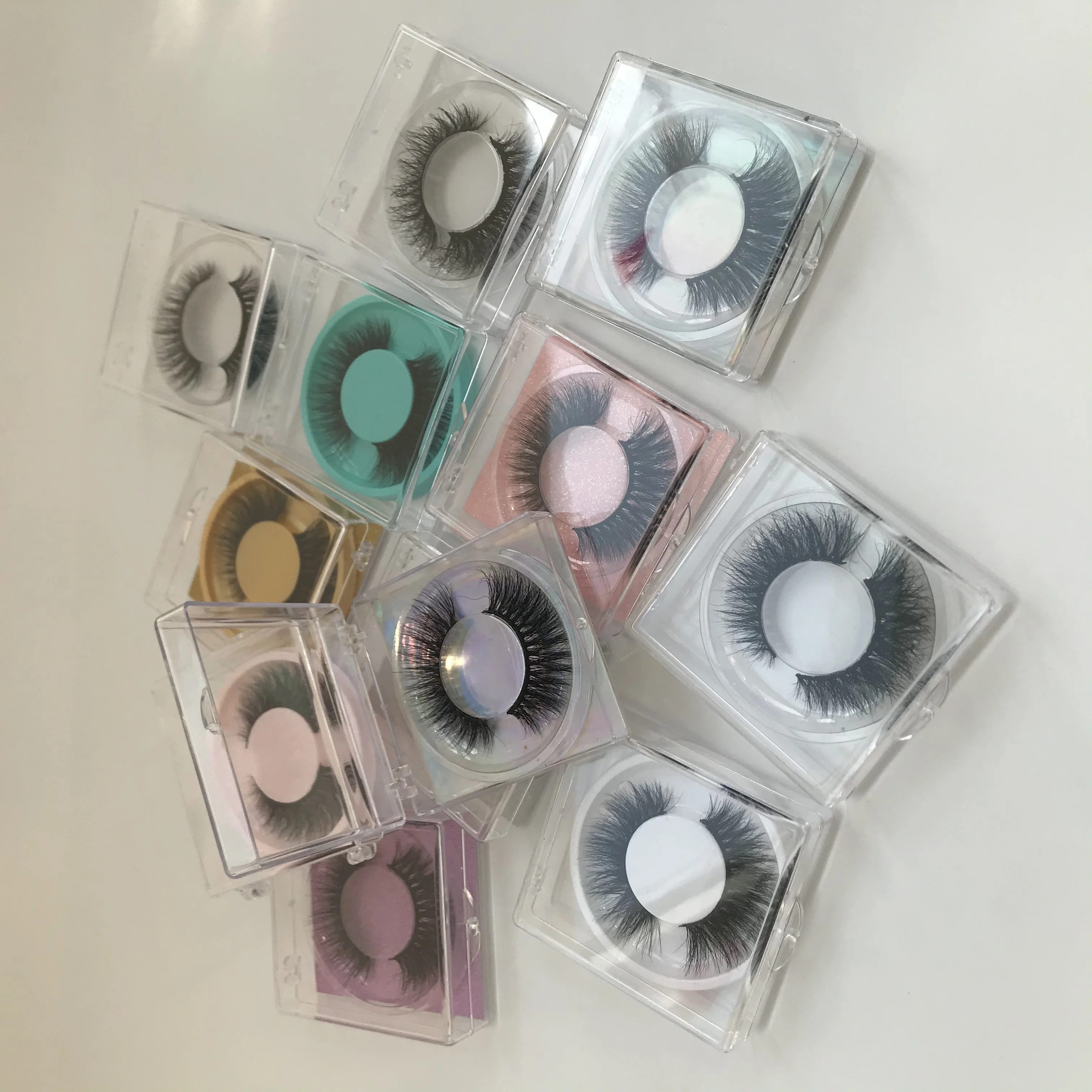 Qingdao Eyelash Strips Package Acrylic Square Box Fake Eyelashes Box, Black and colorful
Qingdao Eyelash Strips Package Acrylic Square Box Fake Eyelashes Box, Black and colorful