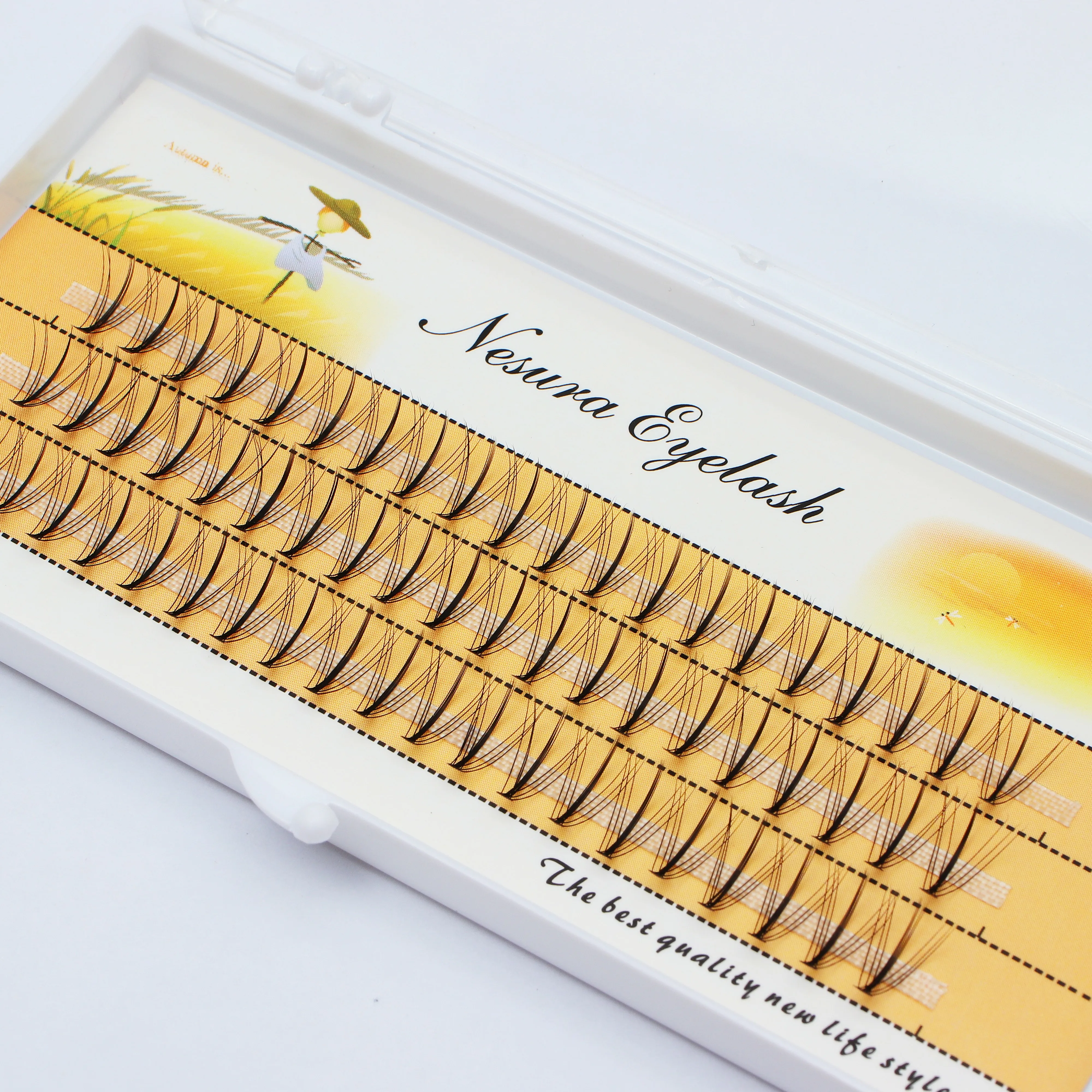 handmade pro made volume loose fans viet nam lash long stems cluster 6d extension faux mink eyelash cluster, Natural black
handmade pro made volume loose fans viet nam lash long stems cluster 6d extension faux mink eyelash cluster, Natural black