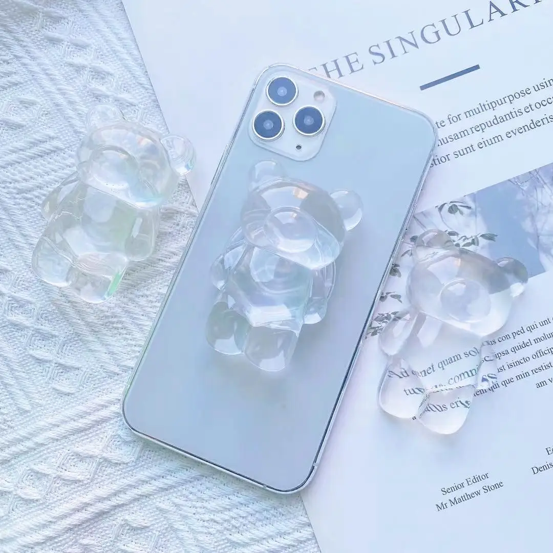Popular Cute Bear Bracket Bear Mobile Phone Grip Cartoon Epoxy Acrylic Phone Socket
Popular Cute Bear Bracket Bear Mobile Phone Grip Cartoon Epoxy Acrylic Phone Socket
