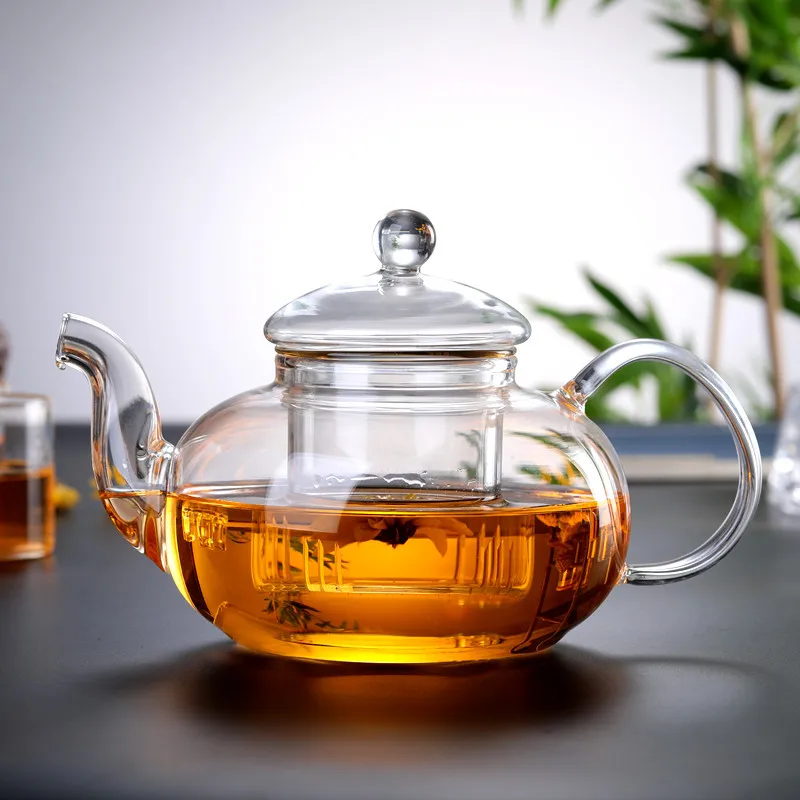 glass brosilicate tea pot with glass infuser and lid kongfu teapot 600 ml 800 ml and 1000 ml cha hu, Clear
glass brosilicate tea pot with glass infuser and lid kongfu teapot 600 ml 800 ml and 1000 ml cha hu, Clear