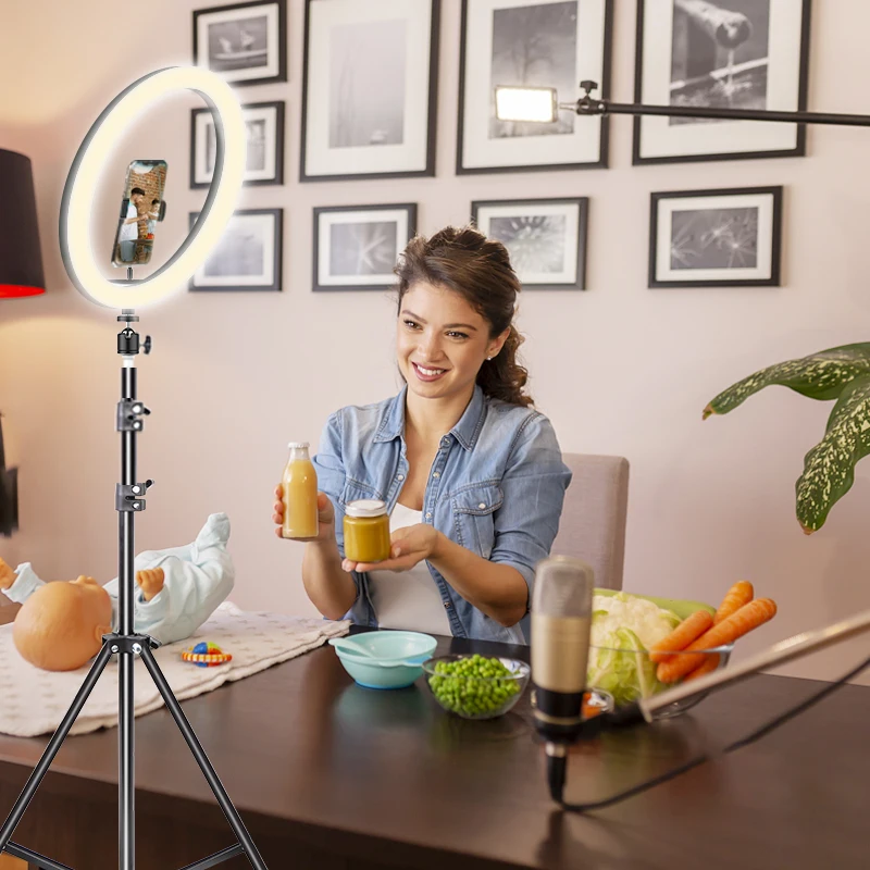 Top selling LED 10 Inch Ring Light Makeup led ring light ring light 10 inch With Tripod Stand Phone Holder
Top selling LED 10 Inch Ring Light Makeup led ring light ring light 10 inch With Tripod Stand Phone Holder