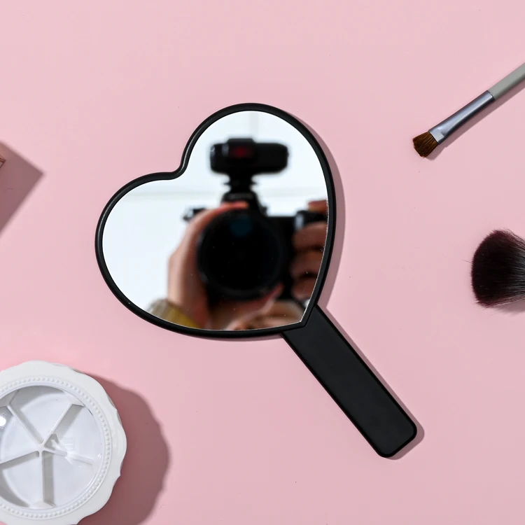 Custom Shape Hand Held Mirror Glass Heart-shaped Makeup Mirror with LOGO, White/black/pink/red/customized
Custom Shape Hand Held Mirror Glass Heart-shaped Makeup Mirror with LOGO, White/black/pink/red/customized